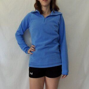 Blue Columbia 1/4 zip